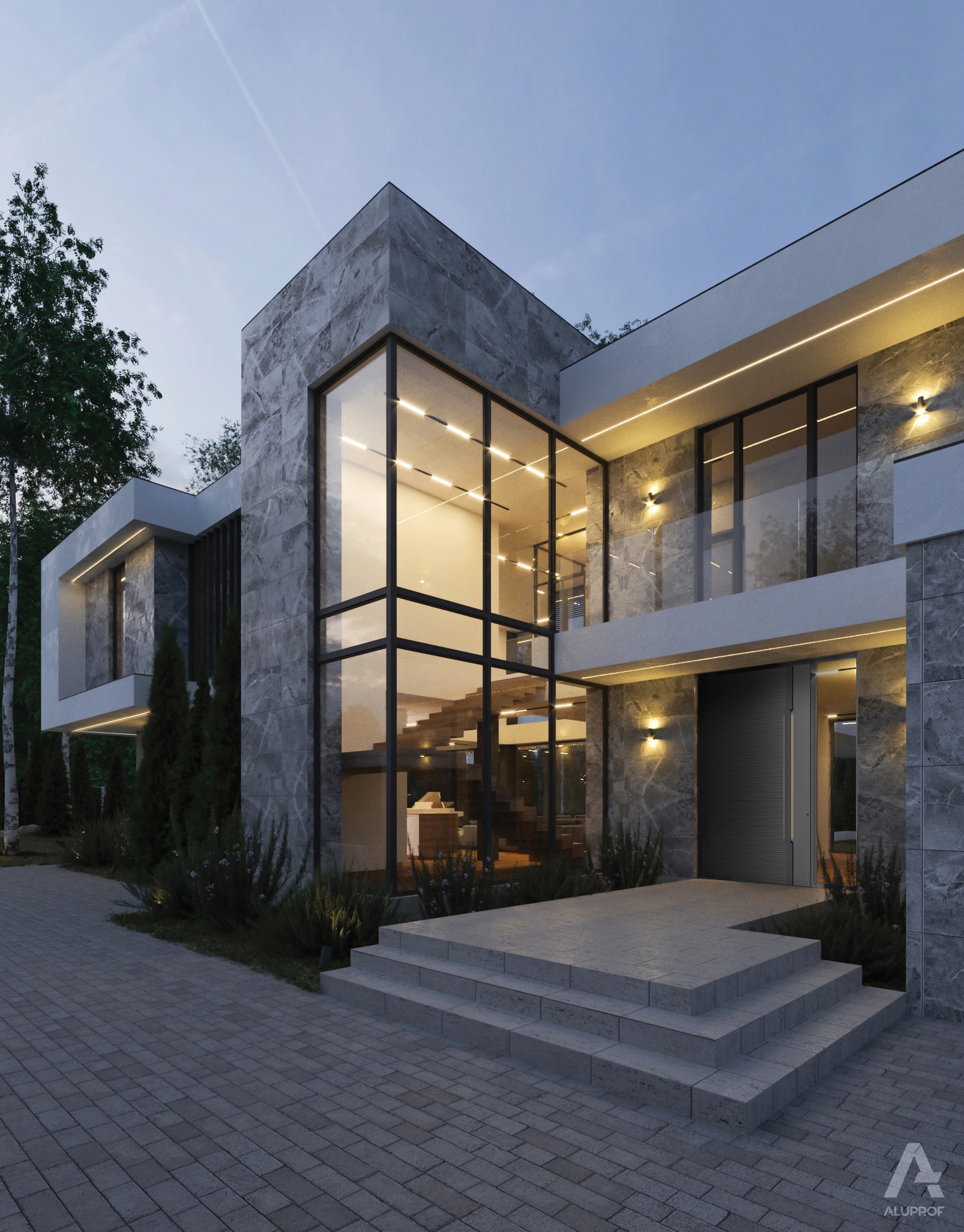 Aluprof MB-86N Pivot Door view 4